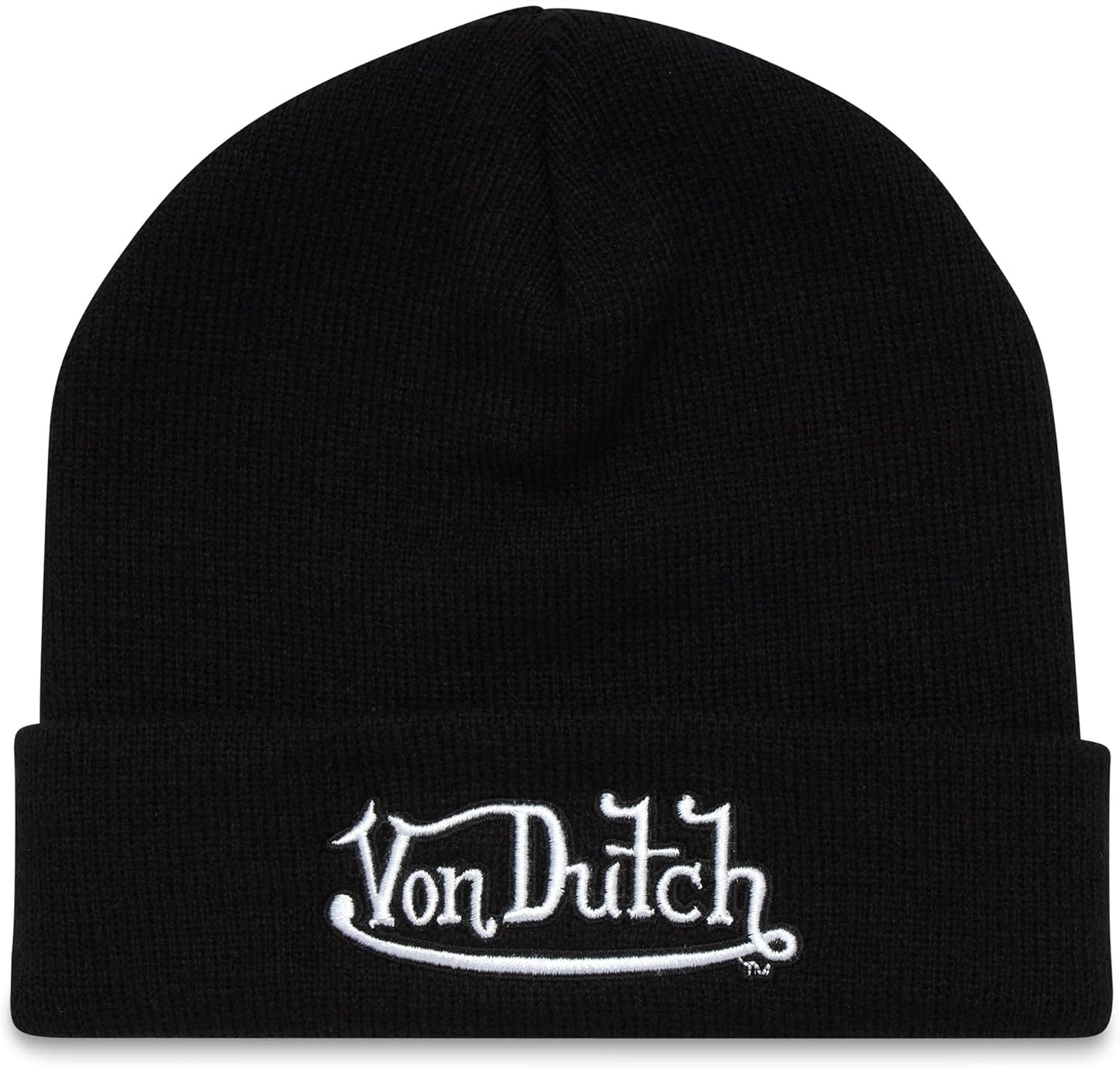 Von Dutch Womens Beanie Hat - Cozy Cuffed Knit Skull Cap