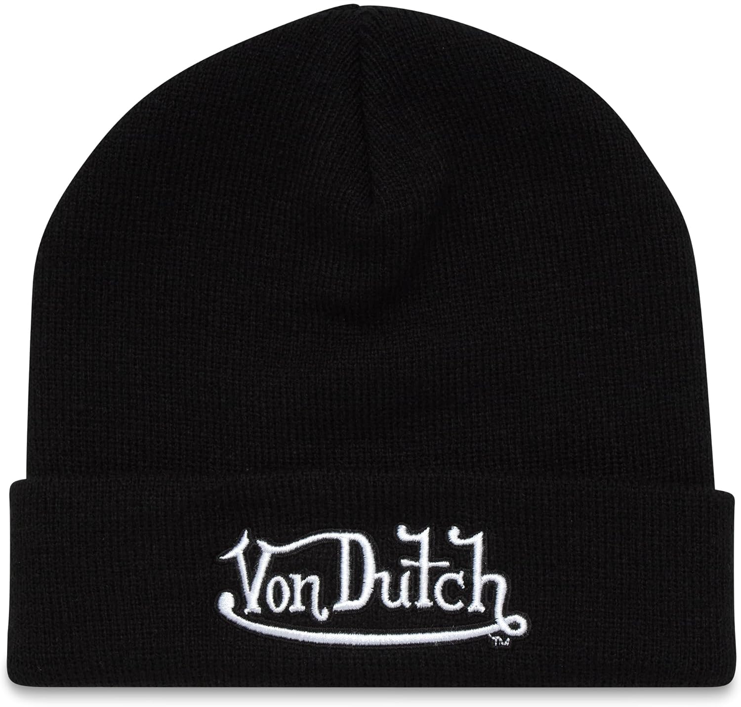 Von Dutch Womens Beanie Hat - Cozy Cuffed Knit Skull Cap