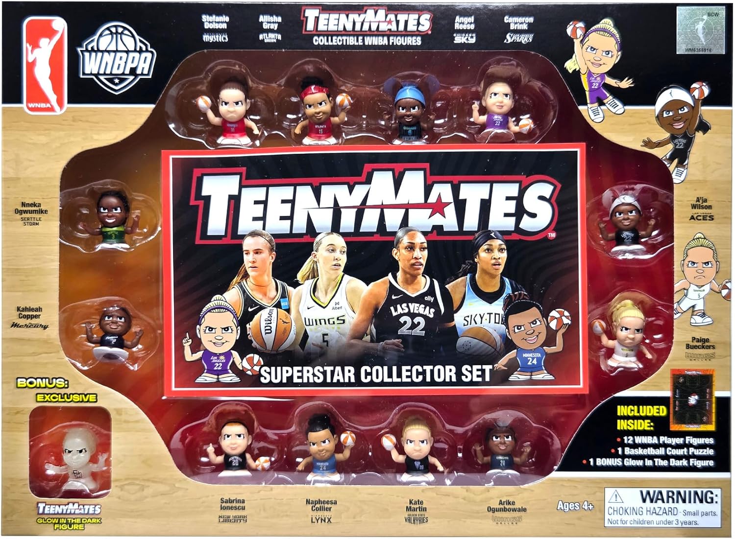 Collectible WNBA TeenyMates Series 1 Gift Set for Fans