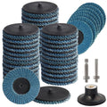 48 Pcs 3 Inch Flap Disc Set - Assorted 40/60/80/120 Grit