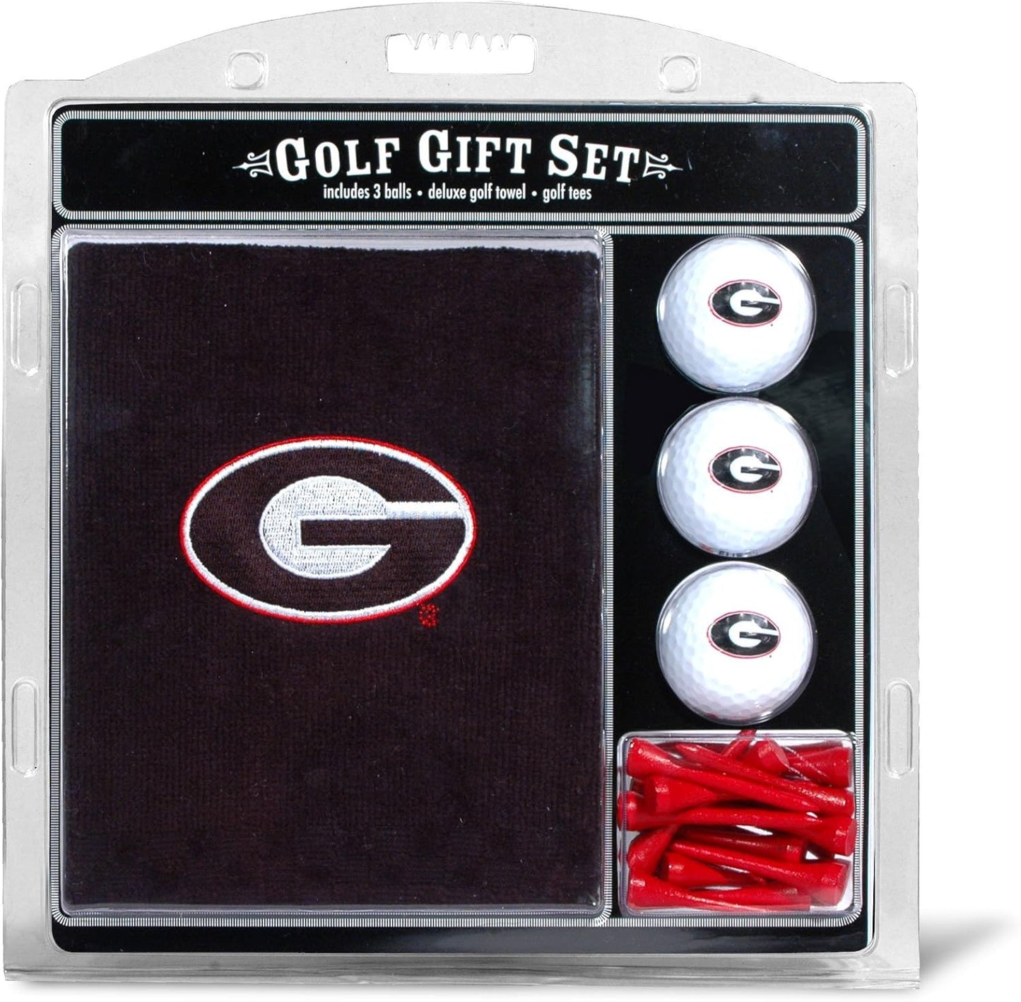 Team Golf NCAA Gift Set with Towel, Balls, and Tees for Fans