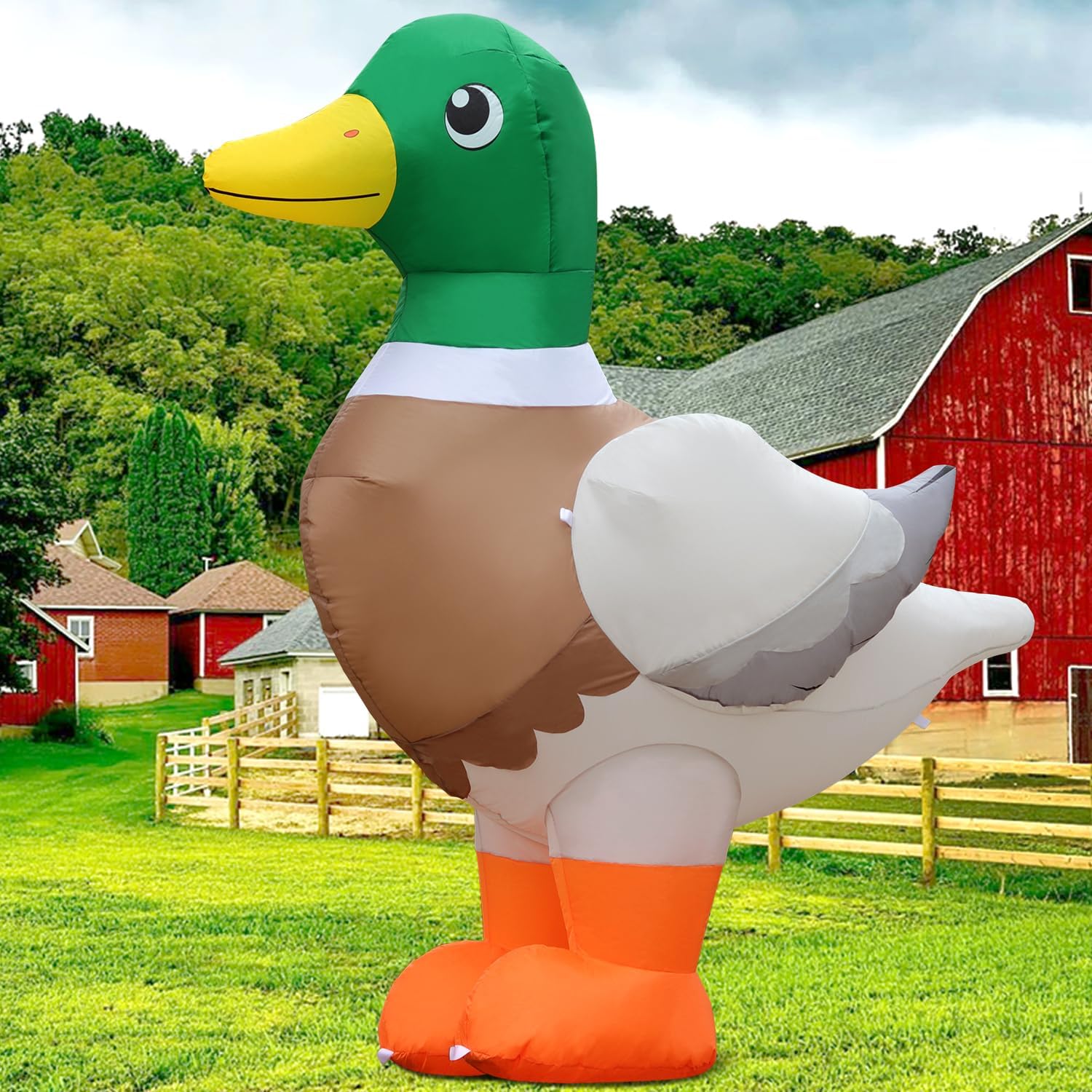 Cute Mallard Duck Inflatables for Christmas Outdoor Decor