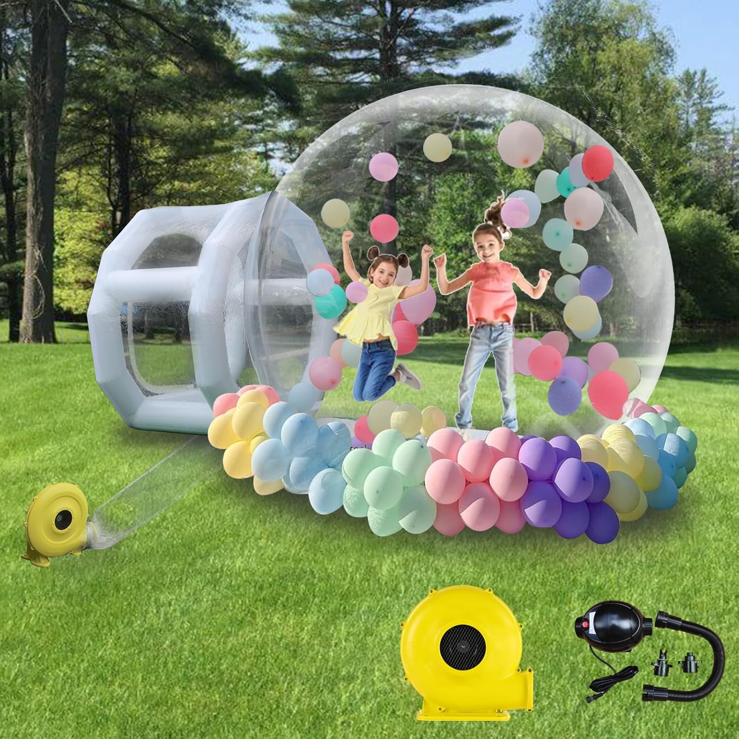 10FT Inflatable Bubble Balloon House - Fun for All Ages!