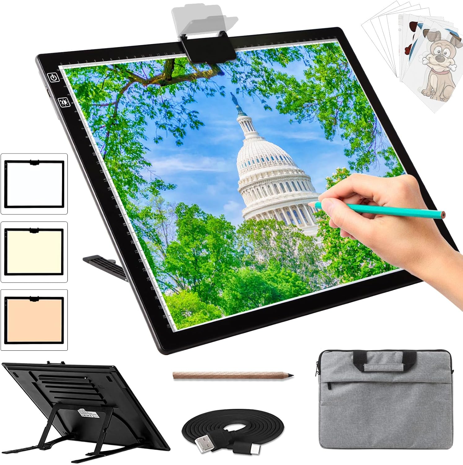 A3 Light Board for Diamond Painting - Rechargeable Tracing Pad