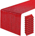 12 x 72 in Red Sequin Table Runner 10 Pack - Sparkle for Events