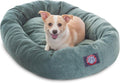 Shredded Memory Foam Dog Bed 32x23x7 in - Azure Medium