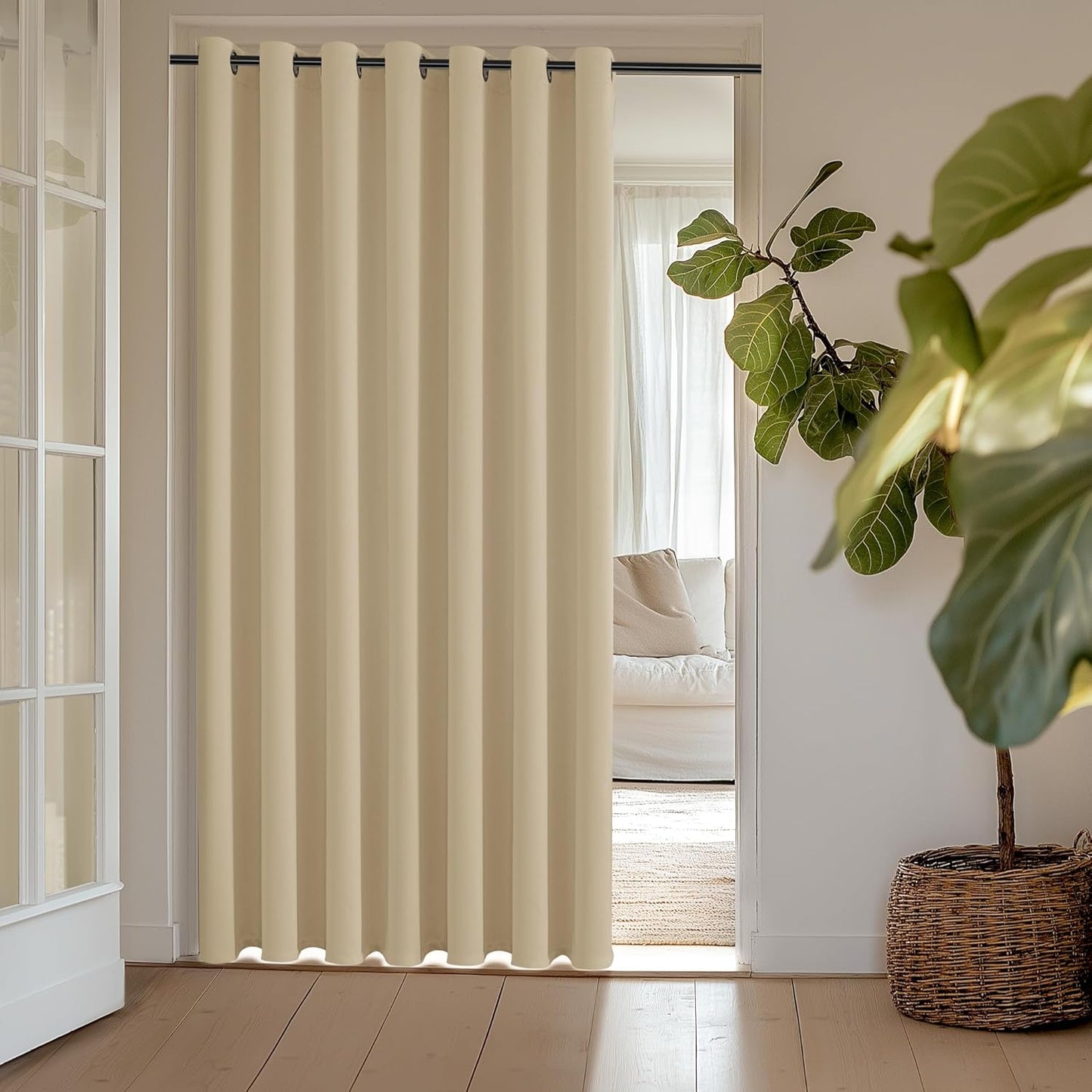 ChrisDowa Room Divider Curtain for Privacy and Light Control