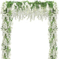 Wisteria Artificial Flowers Garland for Home and Wedding Decor