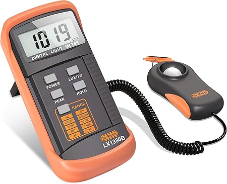 Dr.meter LX1330B Digital Illuminance Light Meter for Accurate Readings