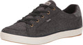 Keds Women's Center III Lace Up Grey Canvas Sneakers - Comfort Fit