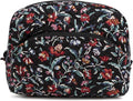 Vera Bradley Women's Cotton Large Cosmetic Makeup Organizer Bag Bags