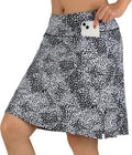 beroy Skorts Skirts for Women 20in Knee Length Skirted - Comfortable