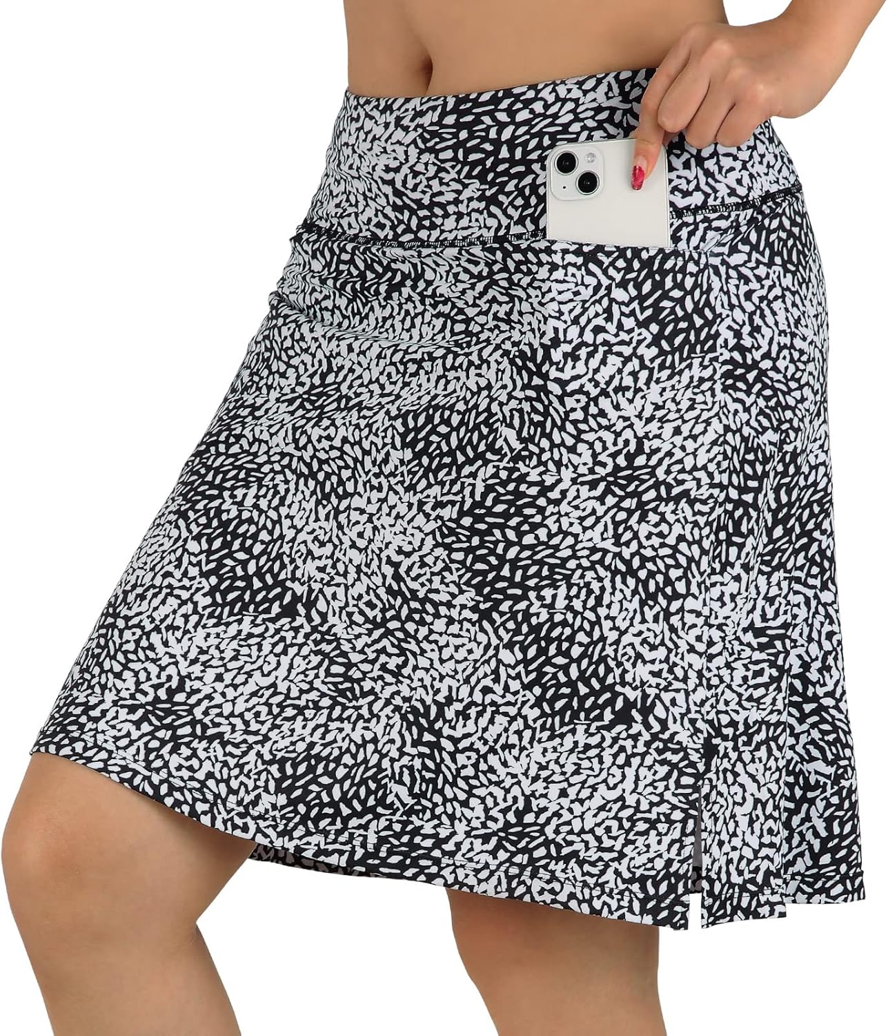 beroy Skorts for Women - 20 Inch Knee Length Athletic Skirt