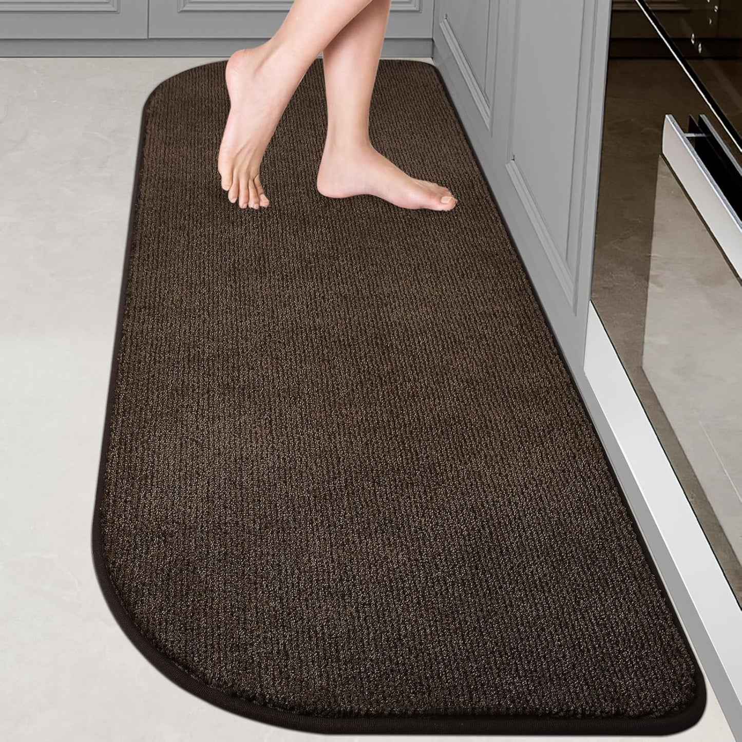 Washable Kitchen Rug 24in x 70in Non Slip Indoor Entryway Mat