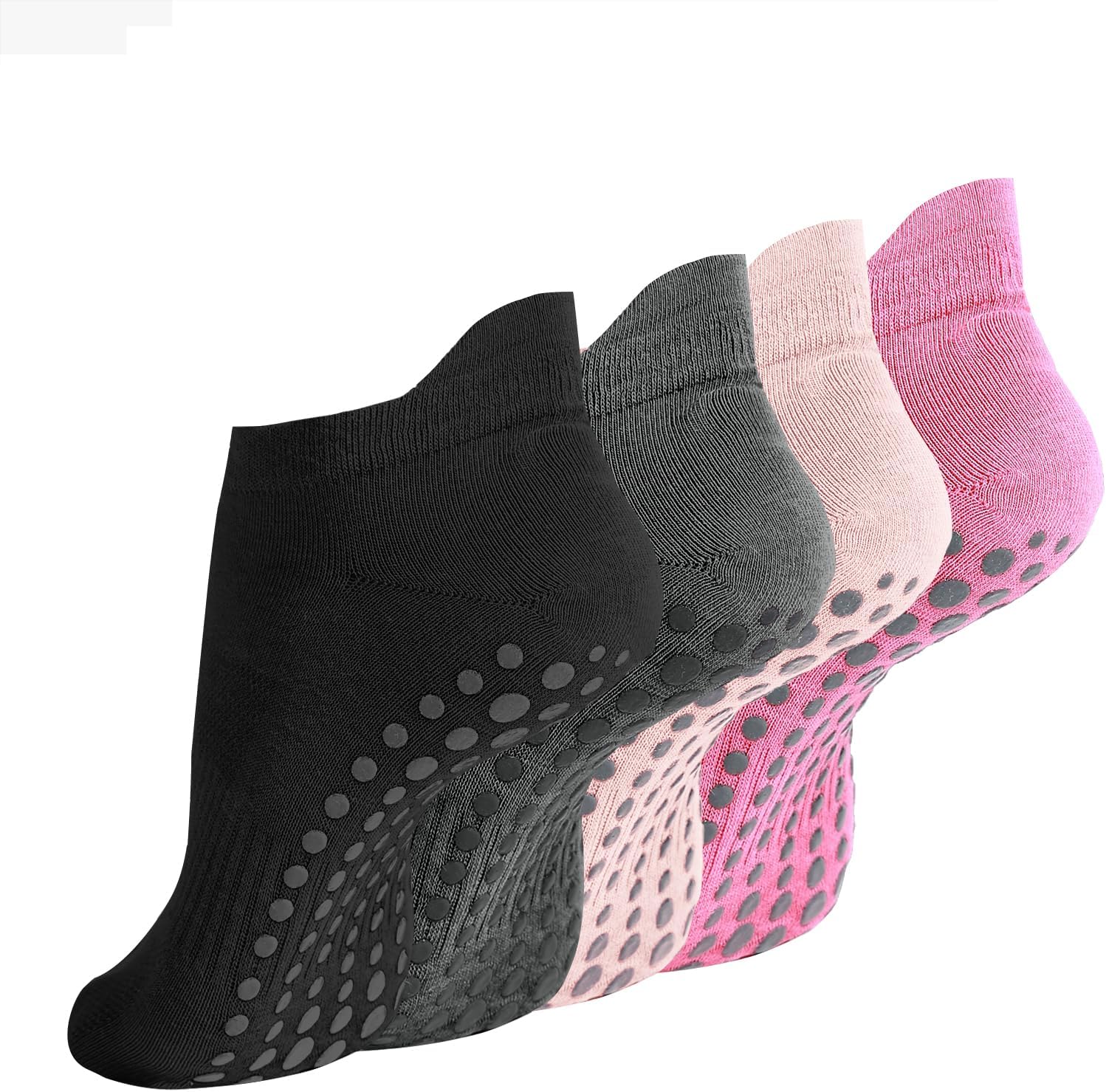 Non-Slip Yoga Socks for Women-Fitness & Ballet-4 Pairs