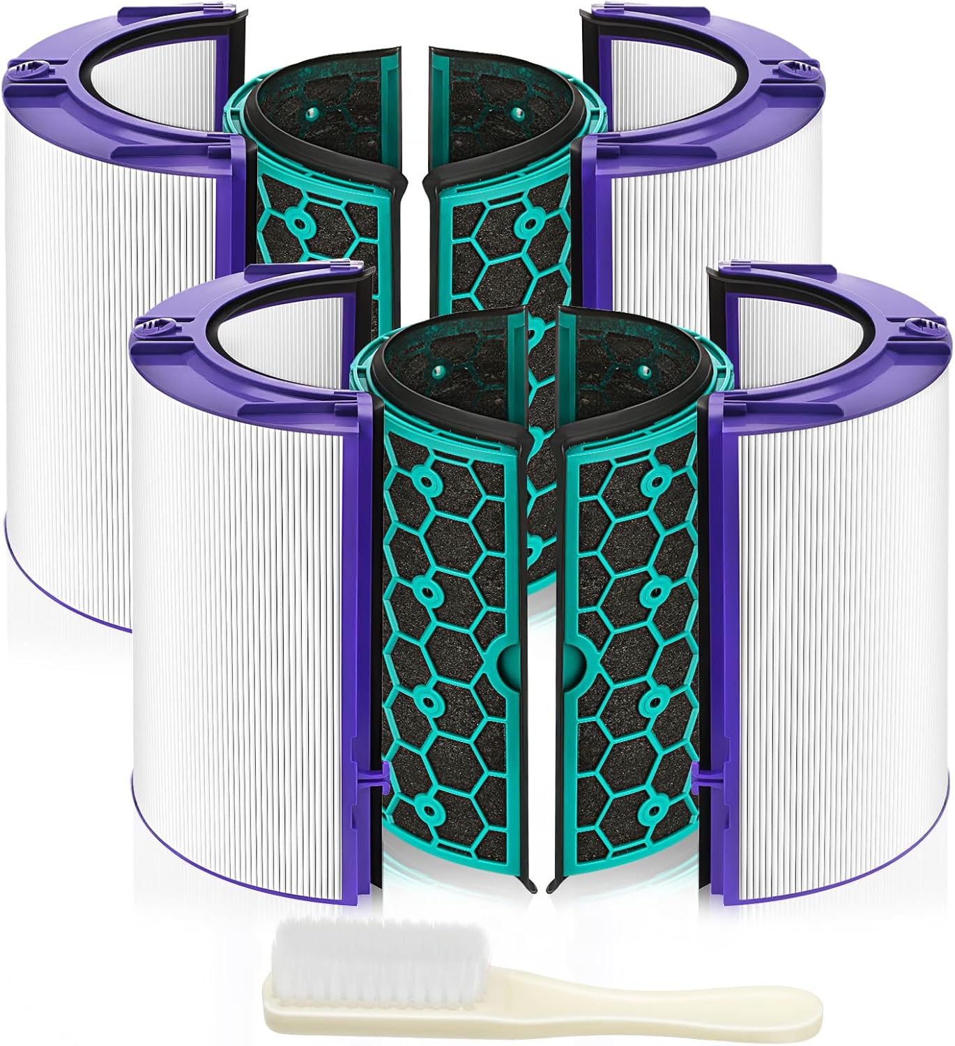 2 PACK TP04 HP04 DP04 Replacement Hepa Filter for Dyson Fans