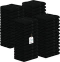 Avalon Towels Cotton Washcloths 48-Pack 12x12 in - Hotel Quality