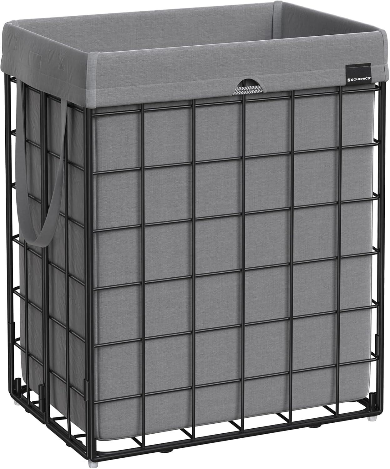 SONGMICS Laundry Hamper with Removable Liner and Metal Frame