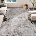 Area Rugs Washable Rug 6x9 - Non-Slip, Machine Washable Modern Rug