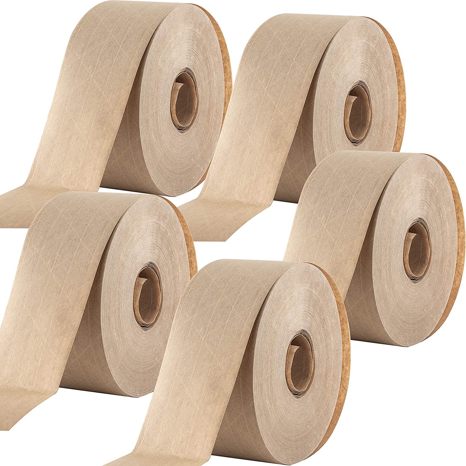 Ultra Durable Water-Activated Tape for Secure Packing 5Pk