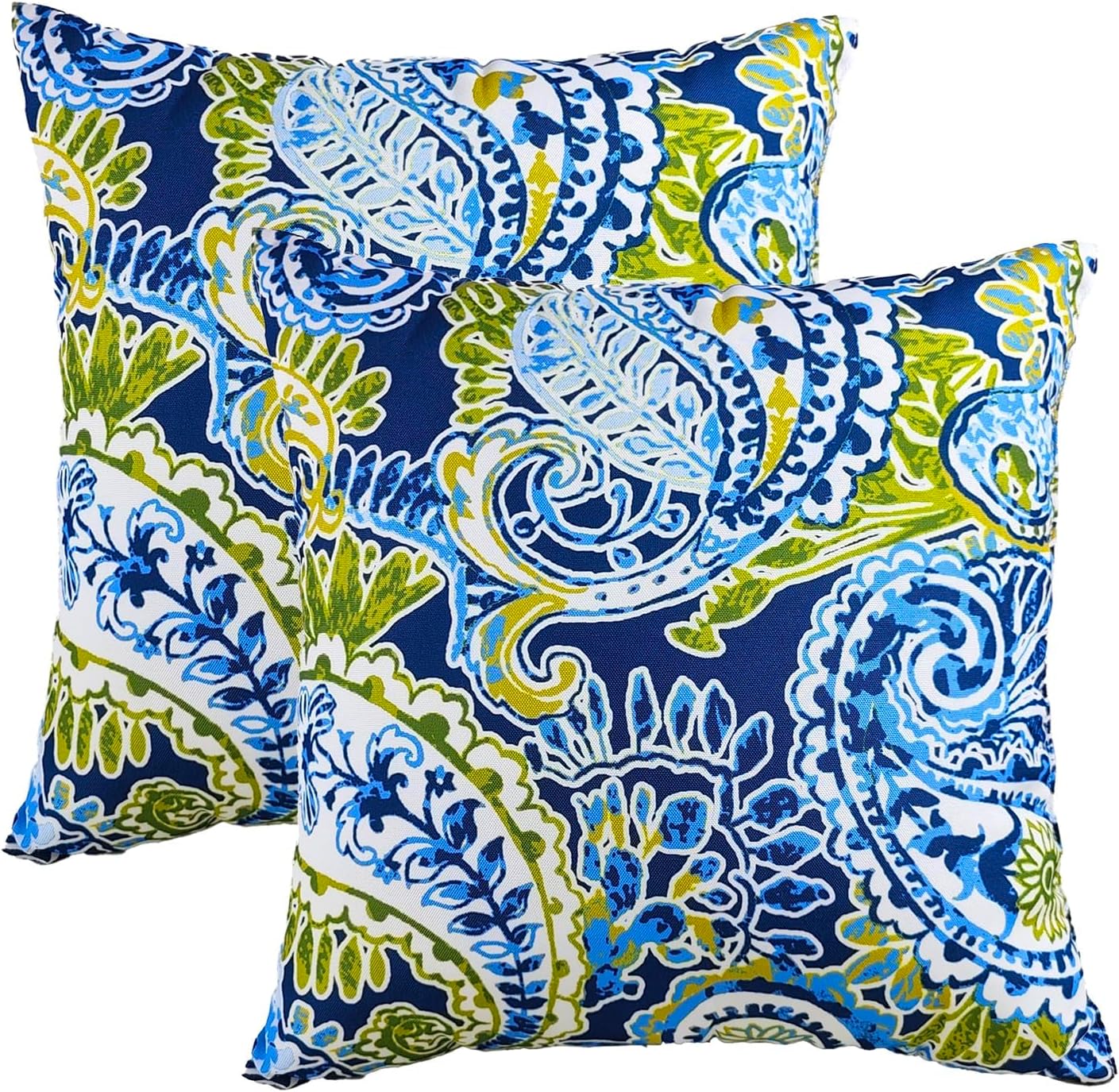 Outdoor Pillows Pack of 2 Waterproof Decorative Throw Pillows