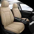 Leather Car Seat Covers Full Set - Waterproof, Cushioned Protection