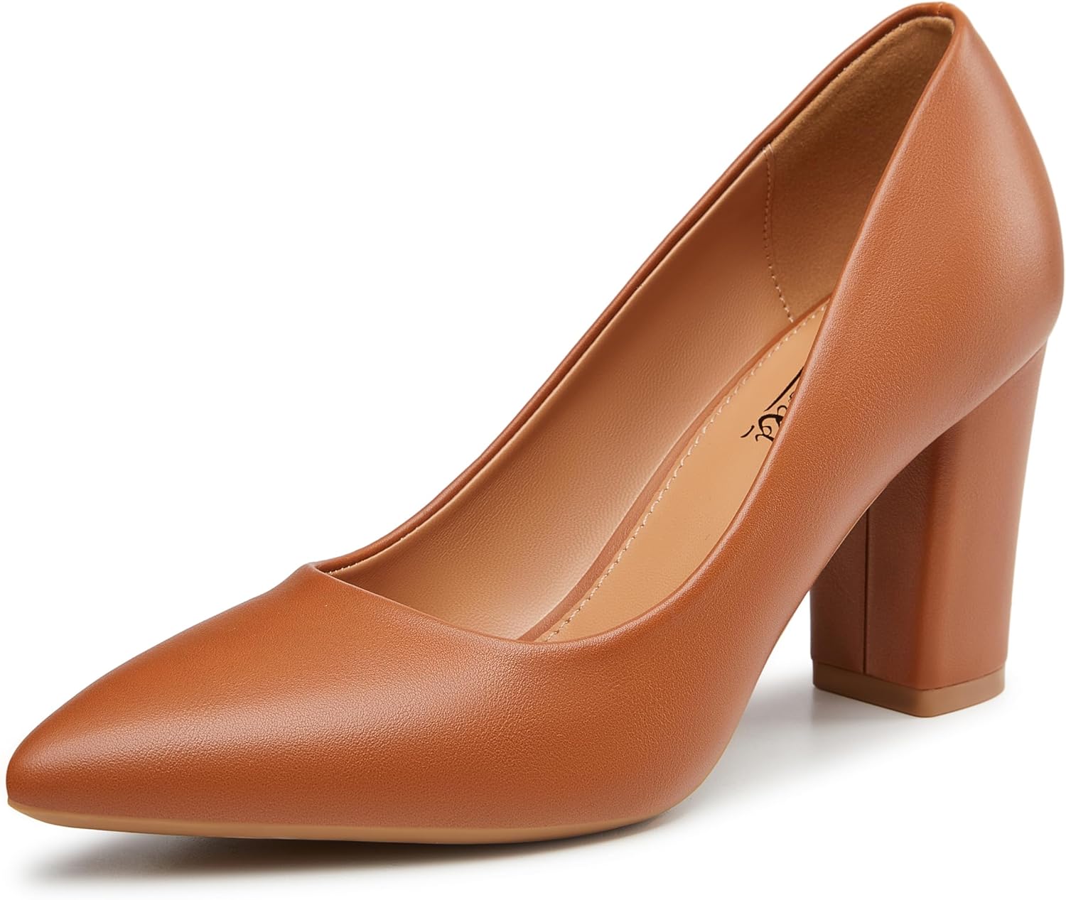 High Chunky Block Closed Toe Heels for Elegant Women's Style
