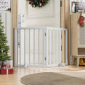 Freestanding Foldable Dog Gate 2 Panel - Stylish Indoor Divider