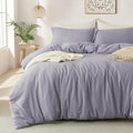 MILDLY Super Soft Duvet Cover Set - Grayish Lavender, Ultra Soft