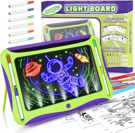 Glow-in-the-Dark LED Drawing Pad for Boys - Creative Fun!