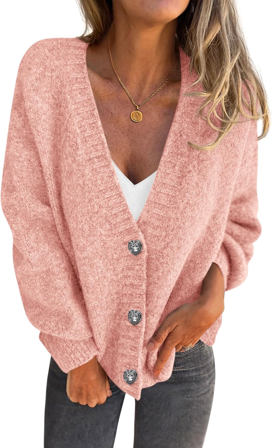 Trendy Oversized Chunky Knit Cardigan Sweater for Women