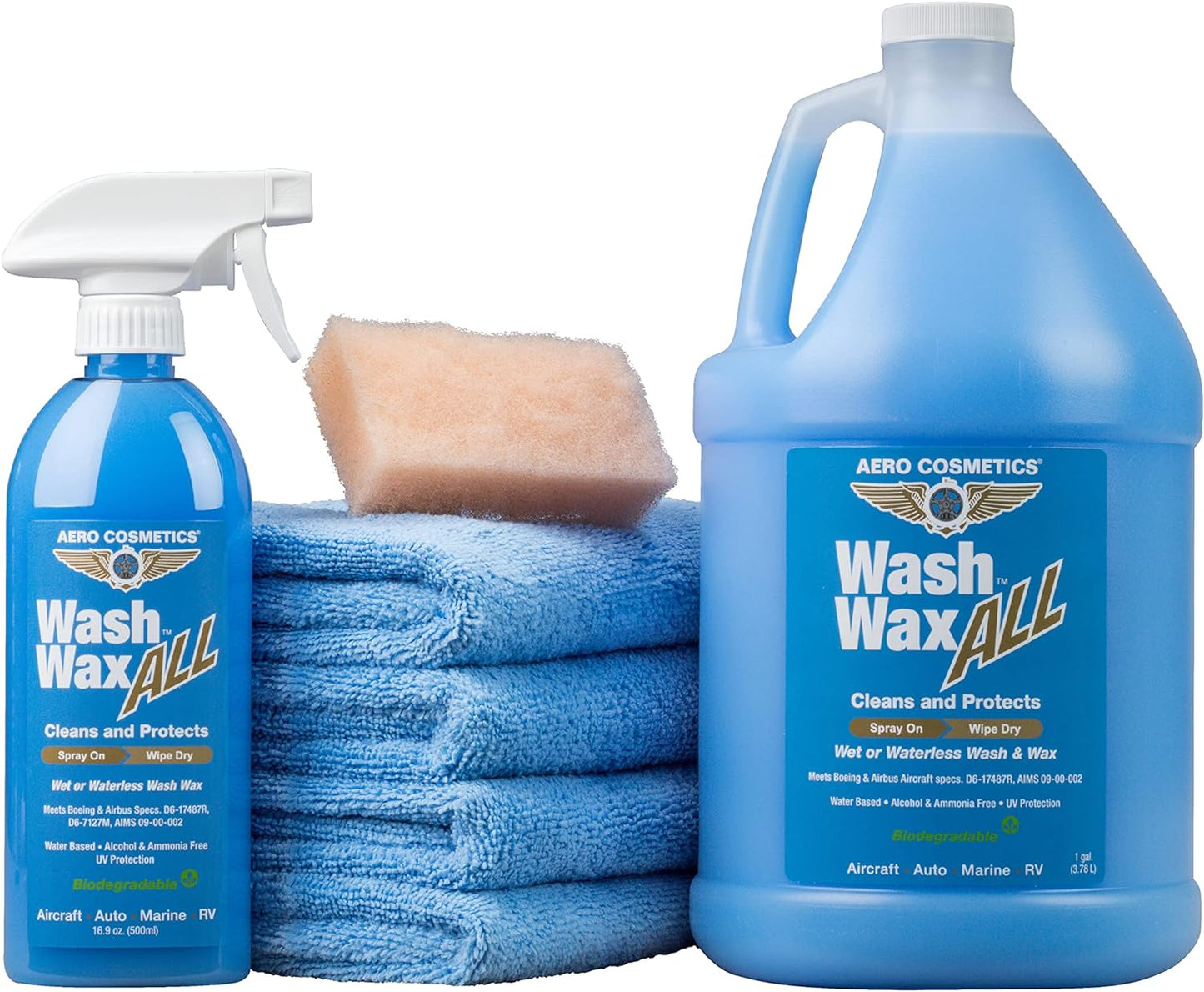 Aero Cosmetics 144oz Wash Wax Kit - UV Protection