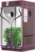 ATOUR 2x2 Grow Tent 24x24x48 in - Compact Reflective Grow Tent