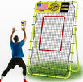 7x4 FT Volleyball Rebounder Net - Adjustable 5-Angle Training