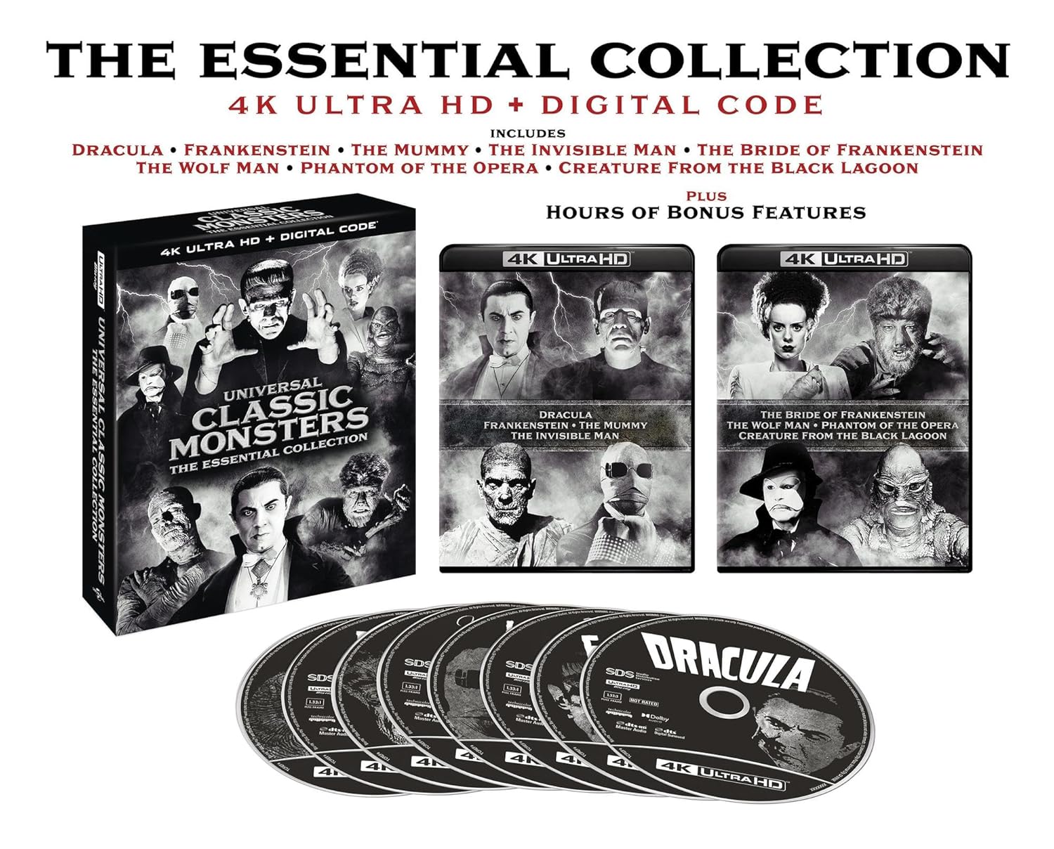 Universal Classic Monsters: The Essential Collection in 4K UHD
