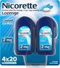 Nicorette 2 mg Ice Mint Coated Lozenges - Quit Smoking Aid