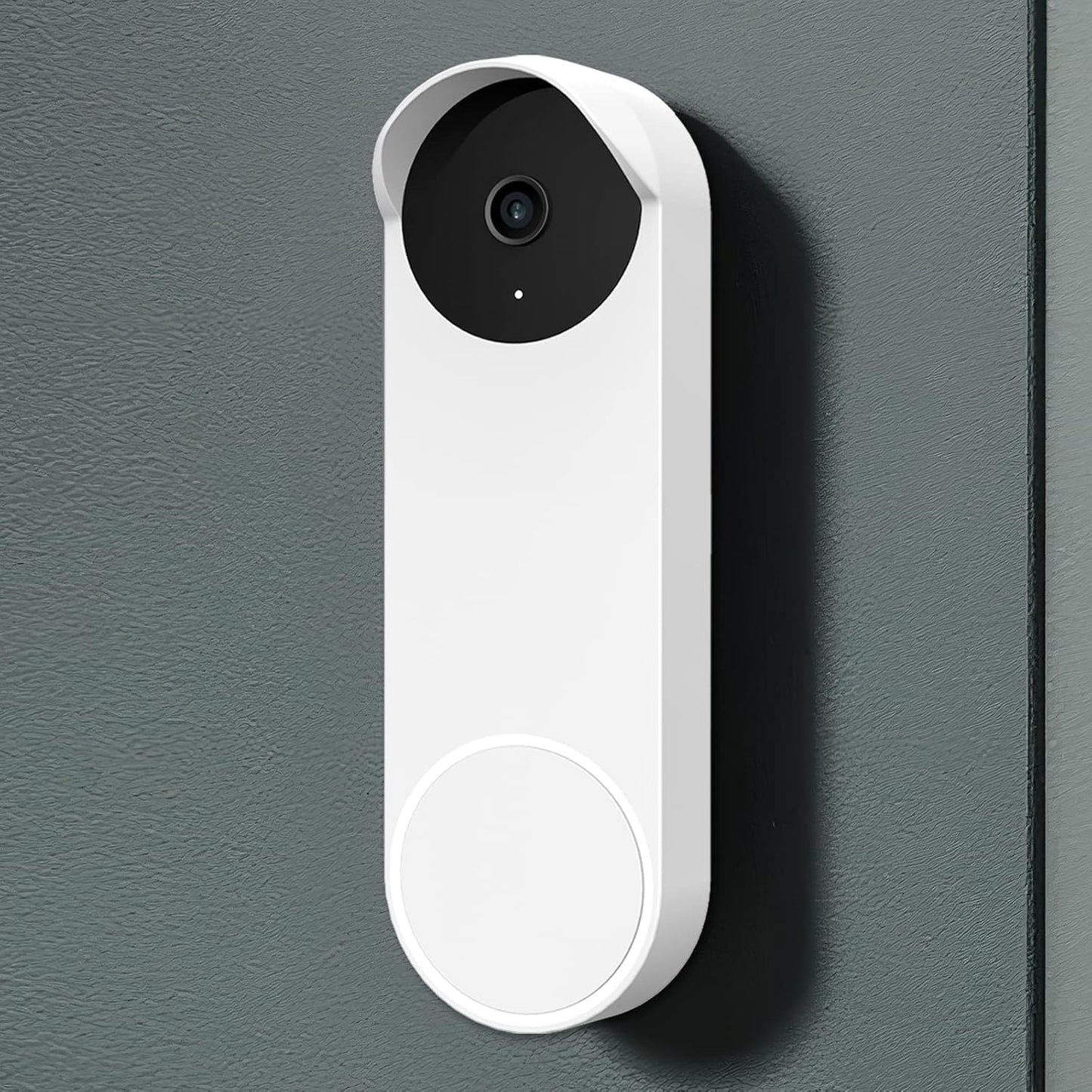 2022 Weatherproof Nest Doorbell Silicone Skin - White