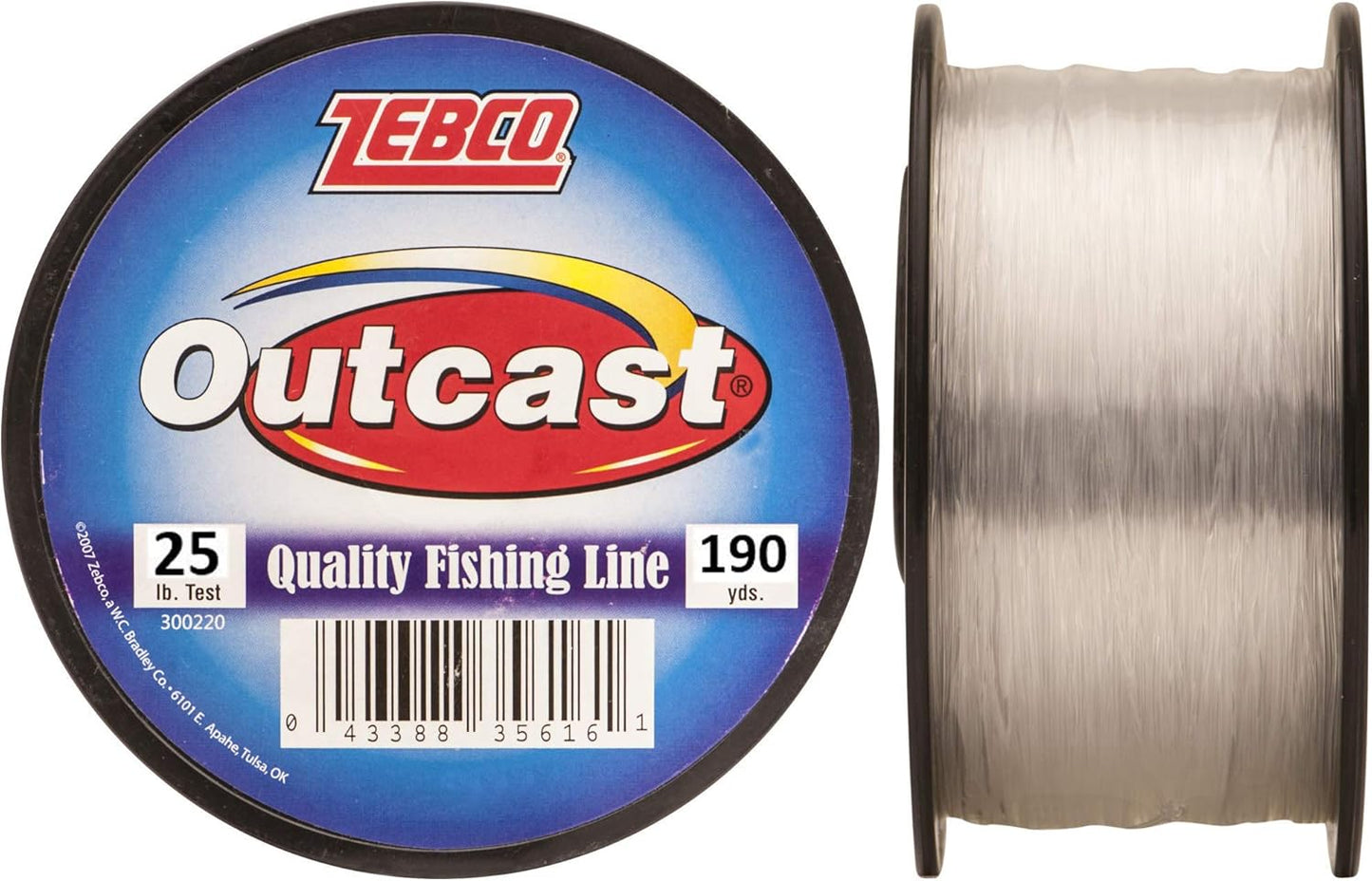 Zebco Outcast Fishing Line: Low Memory, High Strength