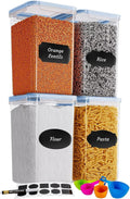 Extra Large Airtight Food Storage Containers 6-Pack - Pantry