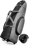 OutdoorMaster Padded Golf Travel Bag - Reinforced Wheels & 900D