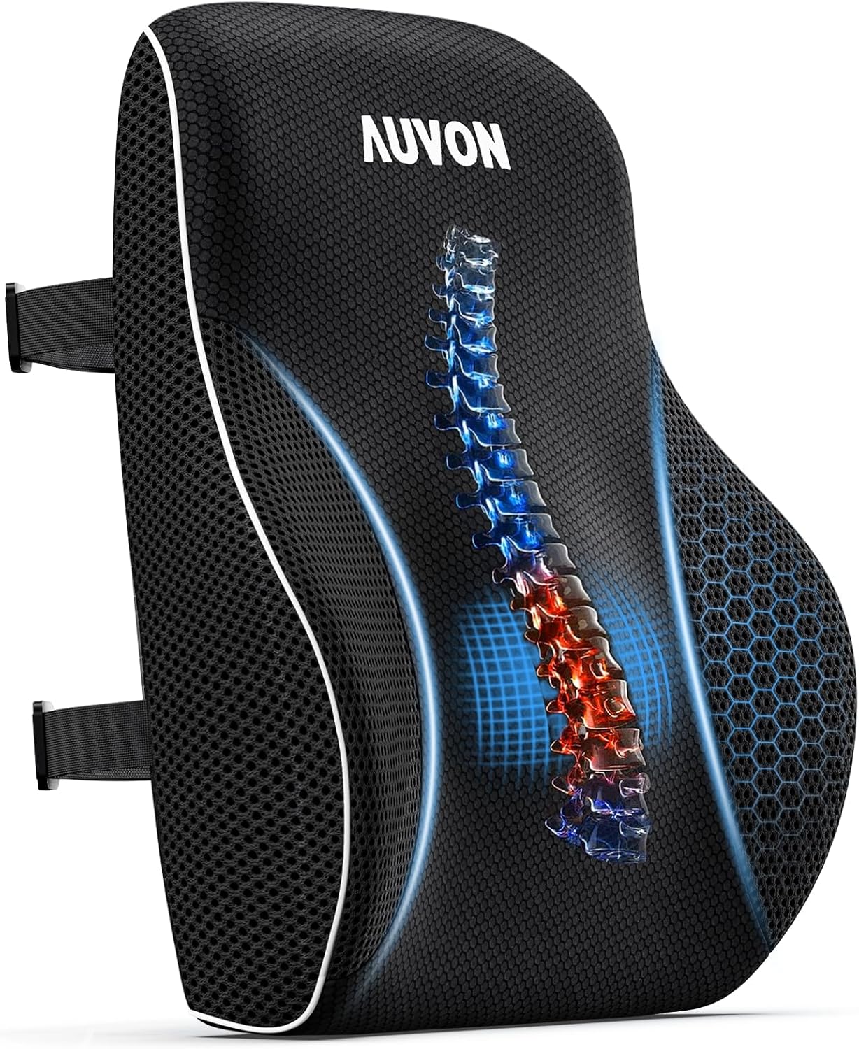AUVON Lumbar Support Pillow - Pain Relief & Posture Boost