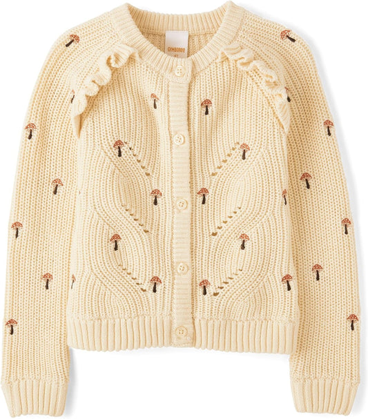 Gymboree Girls' Long Sleeve Cardigan Sweater for Toddlers