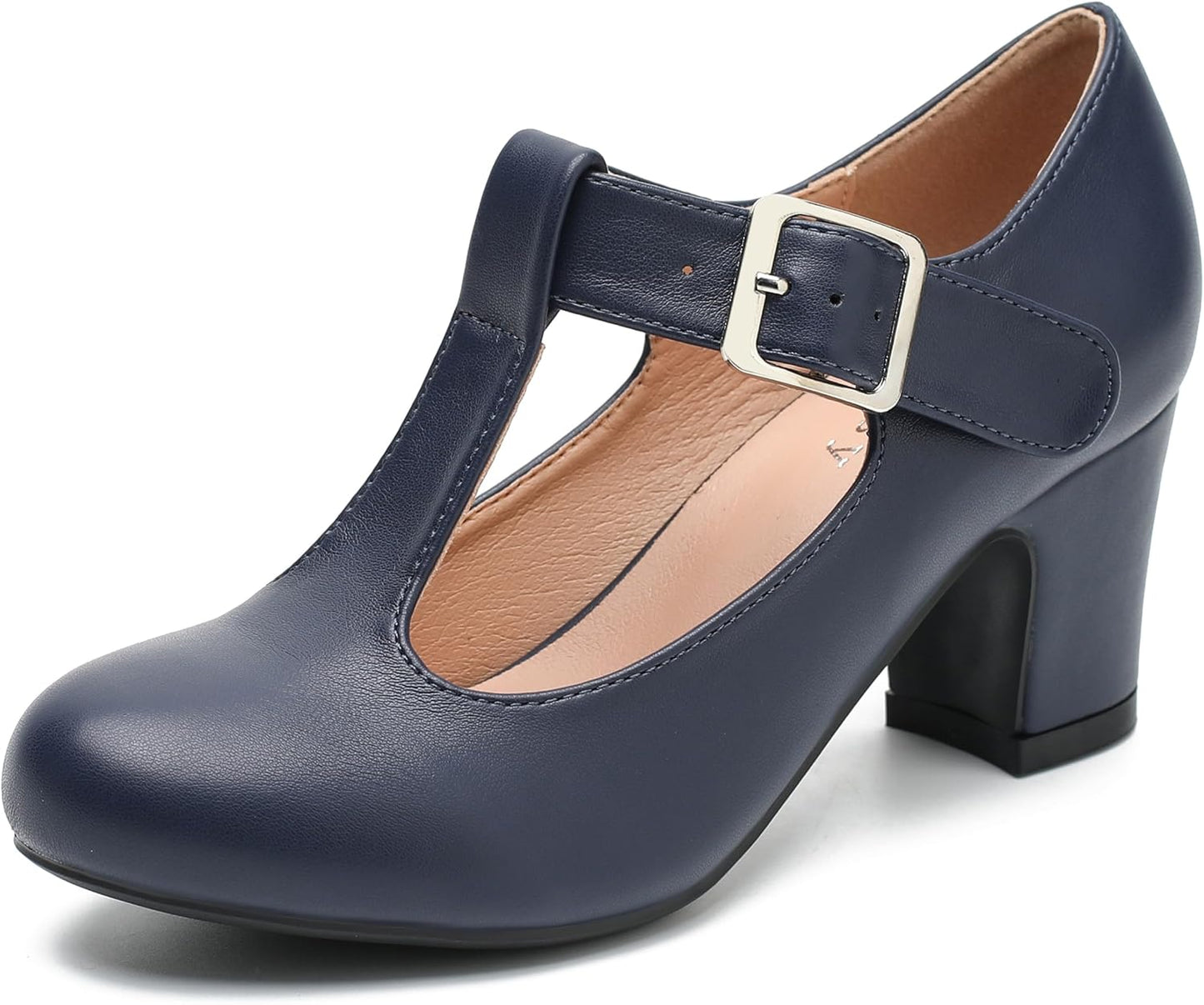 Stylish Women's T-Strap Mary Jane Pumps for Any Occasion