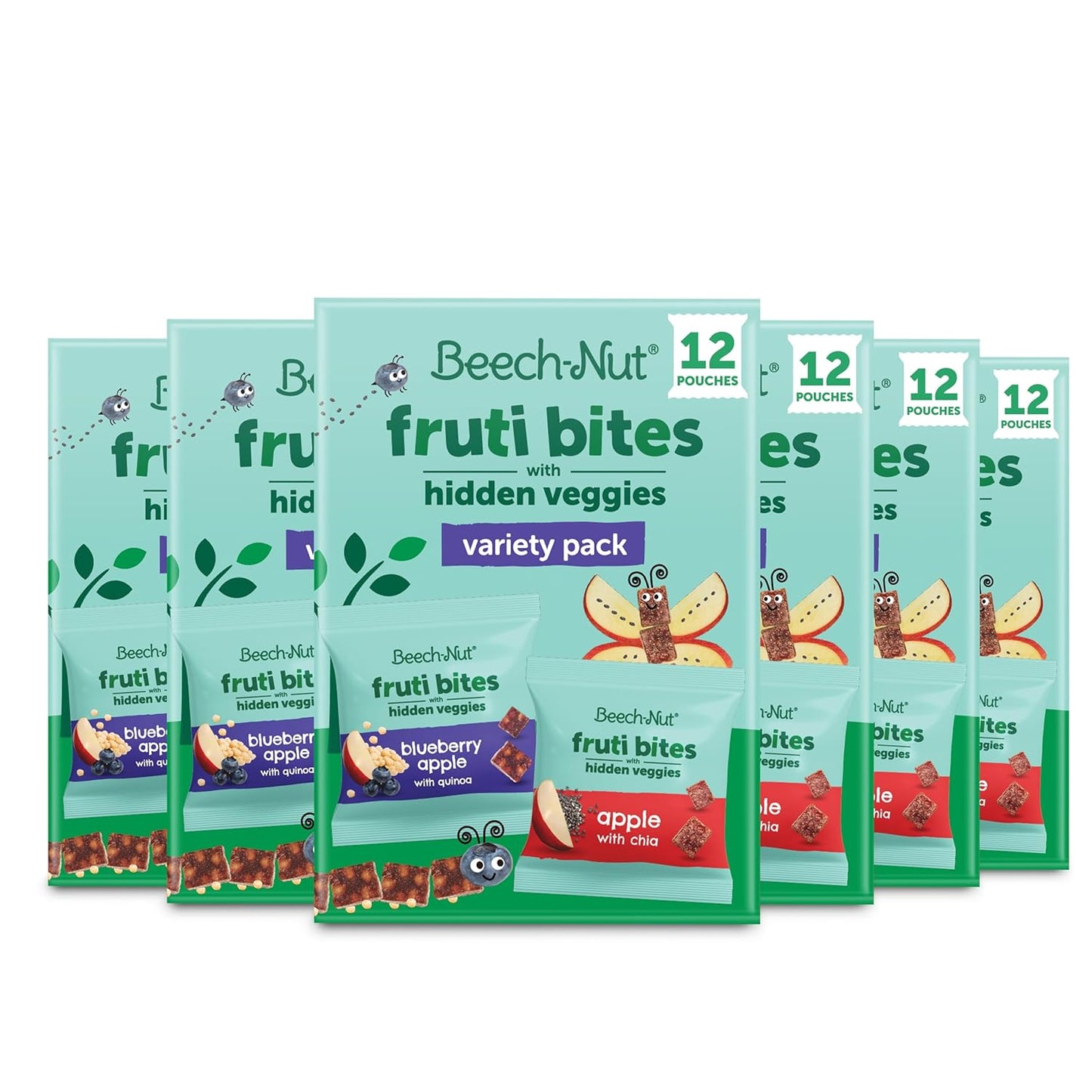 Beech-Nut Toddler Snacks Fruti Bites with Hidden Veggies