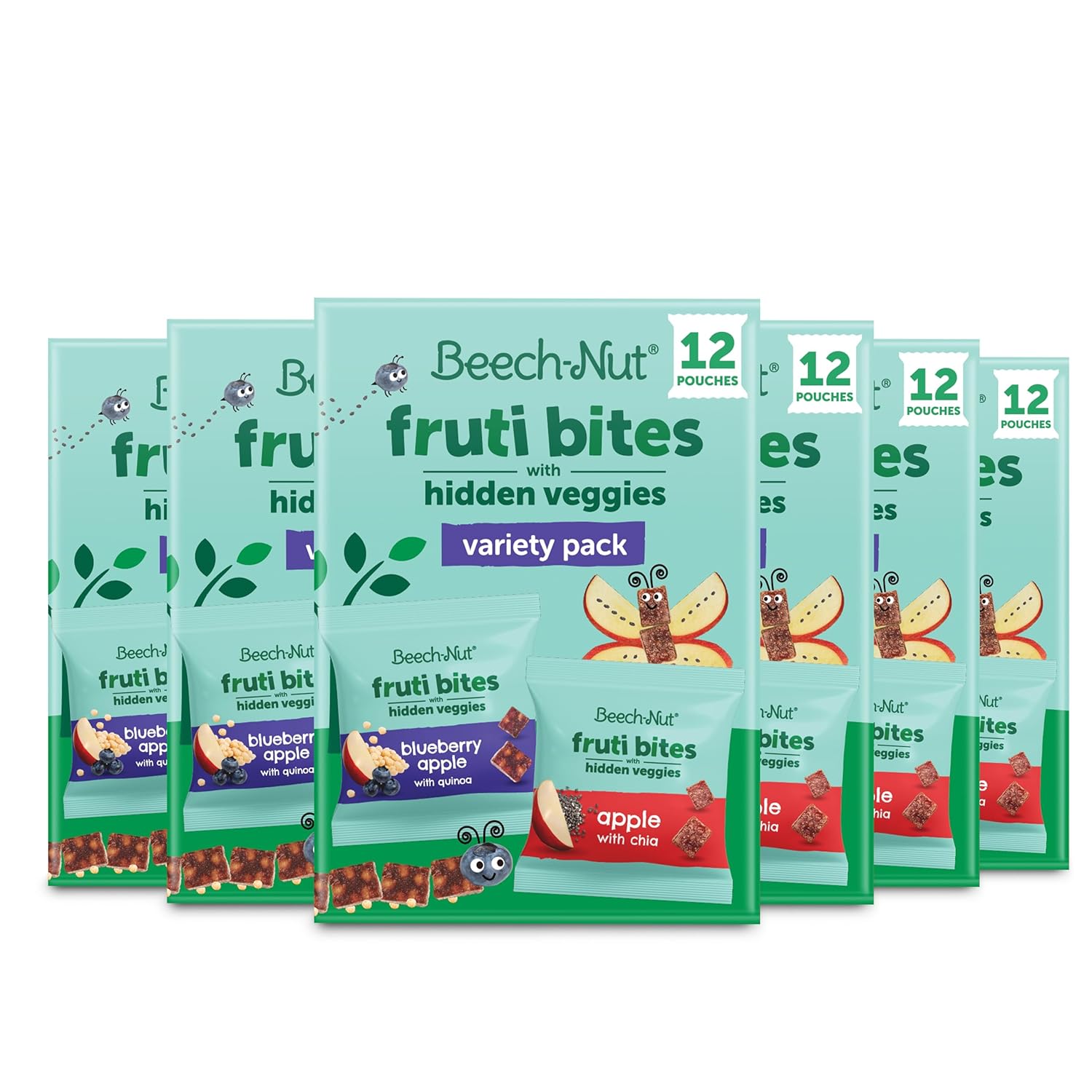 Beech-Nut Toddler Snacks Fruti Bites with Hidden Veggies