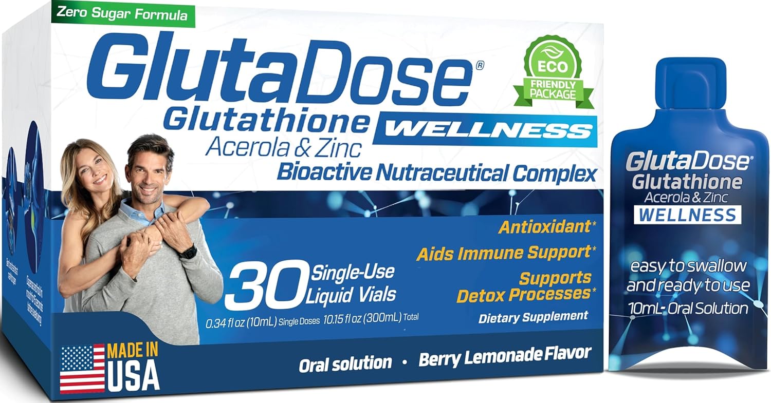 Liquid Glutathione Supplement for Immune Support and Energy