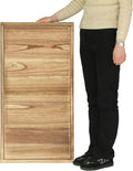 40x20 in Extra Large Ottoman Tray - Rustic Wooden Serving Tray