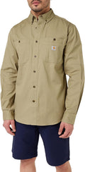 Carhartt Rugged Flex Relaxed Fit Midweight Canvas Shirt - Durable Move