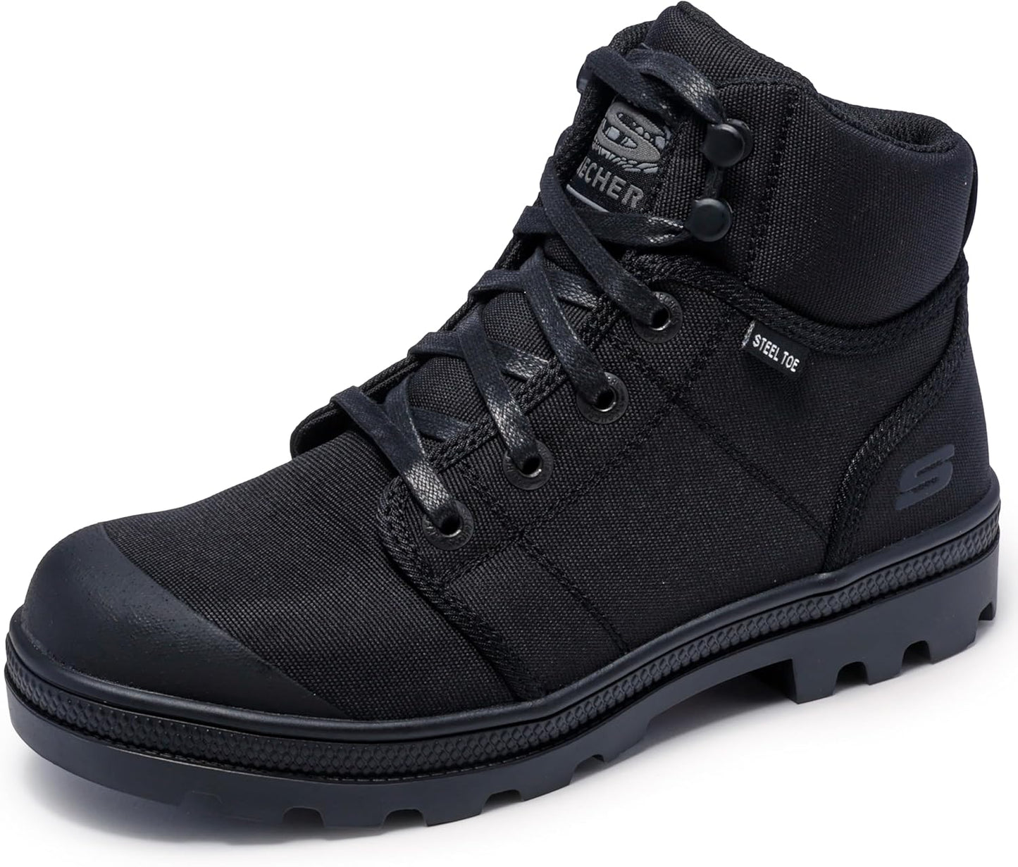 Skechers Womens Rotund Darragh Work Lace-Up Boot with Safety Toe