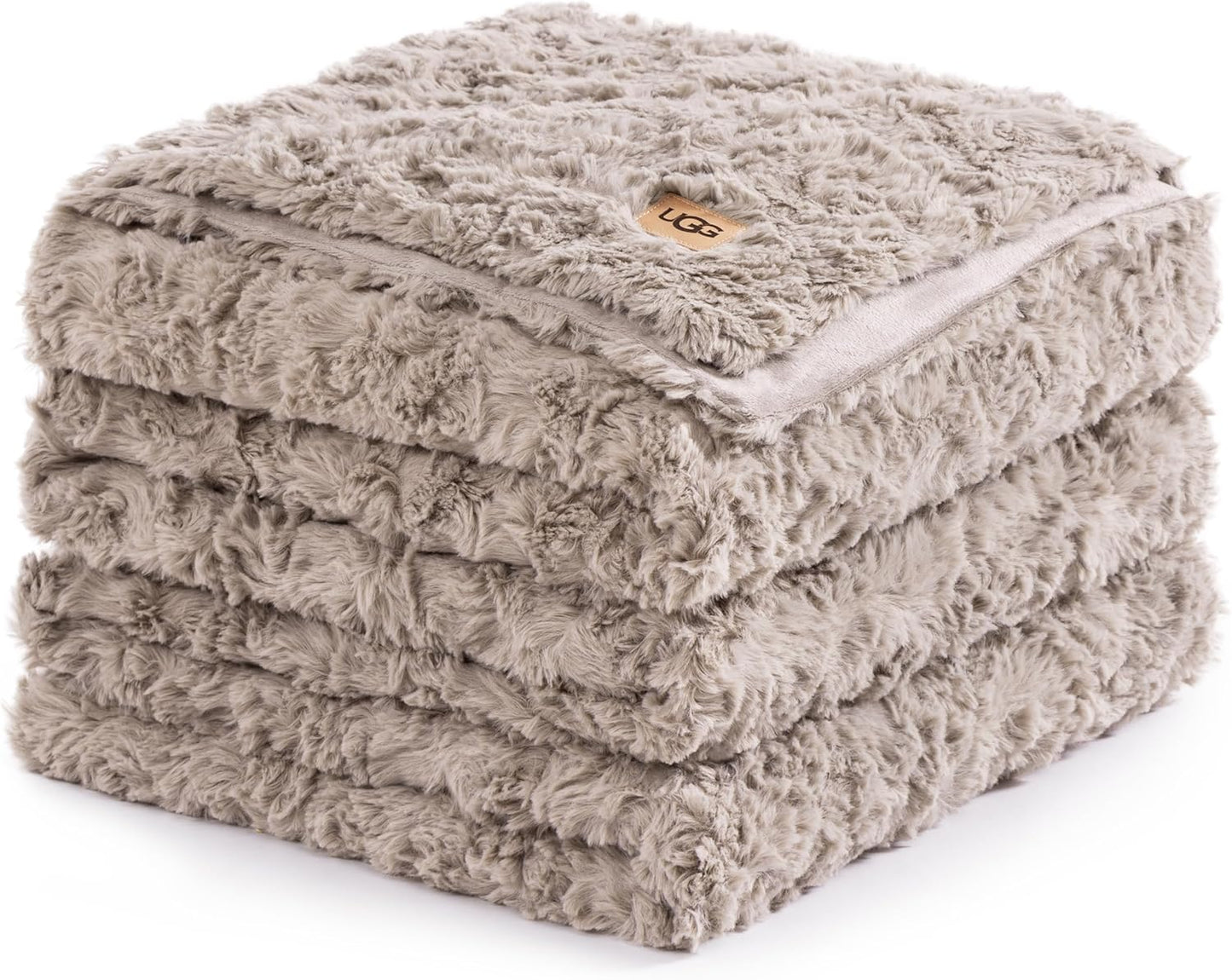UGG Faux Fur King Blanket - Soft, Warm, and Washable Luxury
